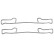 Brake Pad Set, disc brake COTEC GDB1687 TRW, Thumbnail 8
