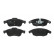 Brake Pad Set, disc brake COTEC GDB1690 TRW