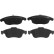 Brake Pad Set, disc brake COTEC GDB1690 TRW, Thumbnail 4