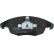Brake Pad Set, disc brake COTEC GDB1690 TRW, Thumbnail 5