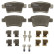 Brake Pad Set, disc brake COTEC GDB1692 TRW, Thumbnail 3