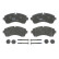 Brake Pad Set, disc brake COTEC GDB1696 TRW