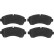 Brake Pad Set, disc brake COTEC GDB1696 TRW, Thumbnail 4