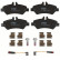 Brake Pad Set, disc brake COTEC GDB1697 TRW, Thumbnail 4
