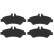 Brake Pad Set, disc brake COTEC GDB1697 TRW, Thumbnail 5