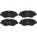 Brake Pad Set, disc brake COTEC GDB1698 TRW, Thumbnail 5