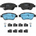 Brake Pad Set, disc brake COTEC GDB1700 TRW, Thumbnail 3