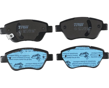 Brake Pad Set, disc brake COTEC GDB1700 TRW, Image 4