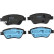 Brake Pad Set, disc brake COTEC GDB1700 TRW, Thumbnail 4