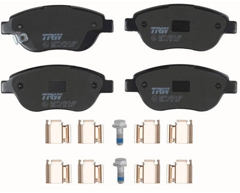Brake Pad Set, disc brake COTEC GDB1701 TRW, Image 4