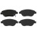 Brake Pad Set, disc brake COTEC GDB1701 TRW, Thumbnail 6