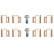 Brake Pad Set, disc brake COTEC GDB1701 TRW, Thumbnail 8