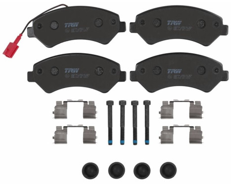 Brake Pad Set, disc brake COTEC GDB1703 TRW, Image 4