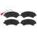 Brake Pad Set, disc brake COTEC GDB1703 TRW, Thumbnail 5