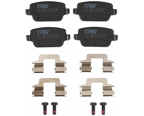 Brake Pad Set, disc brake COTEC GDB1708 TRW, Image 4