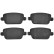 Brake Pad Set, disc brake COTEC GDB1709 TRW, Thumbnail 6