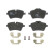 Brake Pad Set, disc brake COTEC GDB1712 TRW