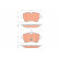 Brake Pad Set, disc brake COTEC GDB1712 TRW, Thumbnail 2