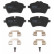 Brake Pad Set, disc brake COTEC GDB1712 TRW, Thumbnail 4