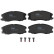 Brake Pad Set, disc brake COTEC GDB1715 TRW, Thumbnail 4