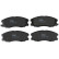Brake Pad Set, disc brake COTEC GDB1715 TRW, Thumbnail 5