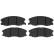 Brake Pad Set, disc brake COTEC GDB1715 TRW, Thumbnail 6