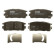 Brake Pad Set, disc brake COTEC GDB1716 TRW, Thumbnail 3