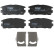 Brake Pad Set, disc brake COTEC GDB1716 TRW, Thumbnail 4