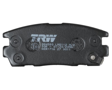 Brake Pad Set, disc brake COTEC GDB1716 TRW, Image 7
