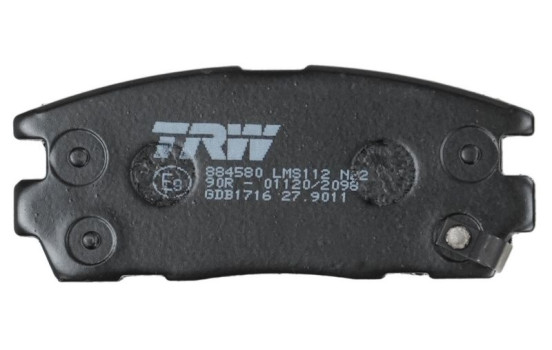Brake Pad Set, disc brake COTEC GDB1716 TRW, Image 7