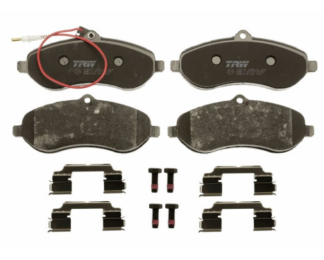 Brake Pad Set, disc brake COTEC GDB1718 TRW, Image 3