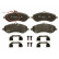 Brake Pad Set, disc brake COTEC GDB1718 TRW, Thumbnail 3