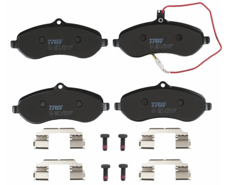 Brake Pad Set, disc brake COTEC GDB1718 TRW, Image 4