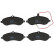 Brake Pad Set, disc brake COTEC GDB1718 TRW, Thumbnail 6