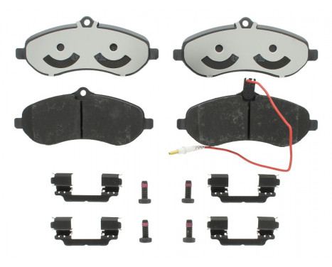 Brake Pad Set, disc brake COTEC GDB1719 TRW