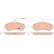Brake Pad Set, disc brake COTEC GDB1719 TRW, Thumbnail 2