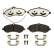 Brake Pad Set, disc brake COTEC GDB1719 TRW, Thumbnail 3