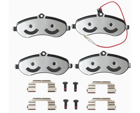 Brake Pad Set, disc brake COTEC GDB1719 TRW, Image 4