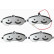 Brake Pad Set, disc brake COTEC GDB1719 TRW, Thumbnail 6