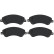 Brake Pad Set, disc brake COTEC GDB1723 TRW, Thumbnail 5