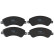 Brake Pad Set, disc brake COTEC GDB1723 TRW, Thumbnail 6