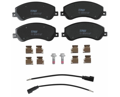 Brake Pad Set, disc brake COTEC GDB1724 TRW, Image 4