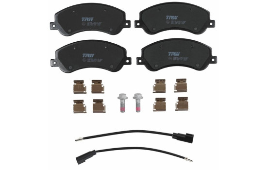 Brake Pad Set, disc brake COTEC GDB1724 TRW, Image 4