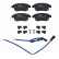 Brake Pad Set, disc brake COTEC GDB1725 TRW, Thumbnail 3