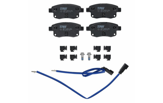 Brake Pad Set, disc brake COTEC GDB1725 TRW, Image 3
