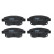Brake Pad Set, disc brake COTEC GDB1725 TRW, Thumbnail 5