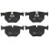 Brake Pad Set, disc brake COTEC GDB1727 TRW, Thumbnail 4