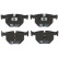 Brake Pad Set, disc brake COTEC GDB1730 TRW, Thumbnail 4