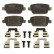 Brake Pad Set, disc brake COTEC GDB1732 TRW, Thumbnail 3