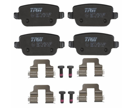 Brake Pad Set, disc brake COTEC GDB1732 TRW, Image 4
